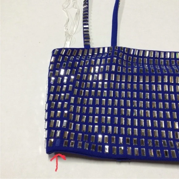 Windsor Rhinestone Crop Top - Picture 5 of 10